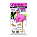 Art Impressions Clearstamps Flamingo Wiggle Wobble