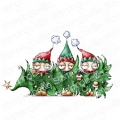 Bild 1 von Gummistempel Stamping Bella Cling Stamp ODDBALL THREE ELVES AND A TREE