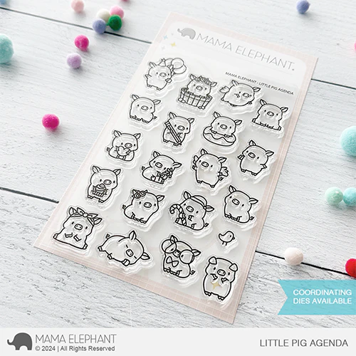 Bild 1 von Mama Elephant - Clear Stamps LITTLE PIG AGENDA