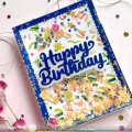 Bild 13 von Waffle Flower Confetti Background Stencil - Stencilschablone 