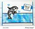 Bild 6 von Whimsy Stamps Clear Stamps - Whale of a Time - wal