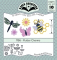 Bild 1 von Karen Burniston Dies Flutter Charms - Stanzen Biene Schmetterling Libelle