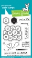 Bild 1 von Lawn Fawn Clear Stamps  - how you bean? buttons add-on