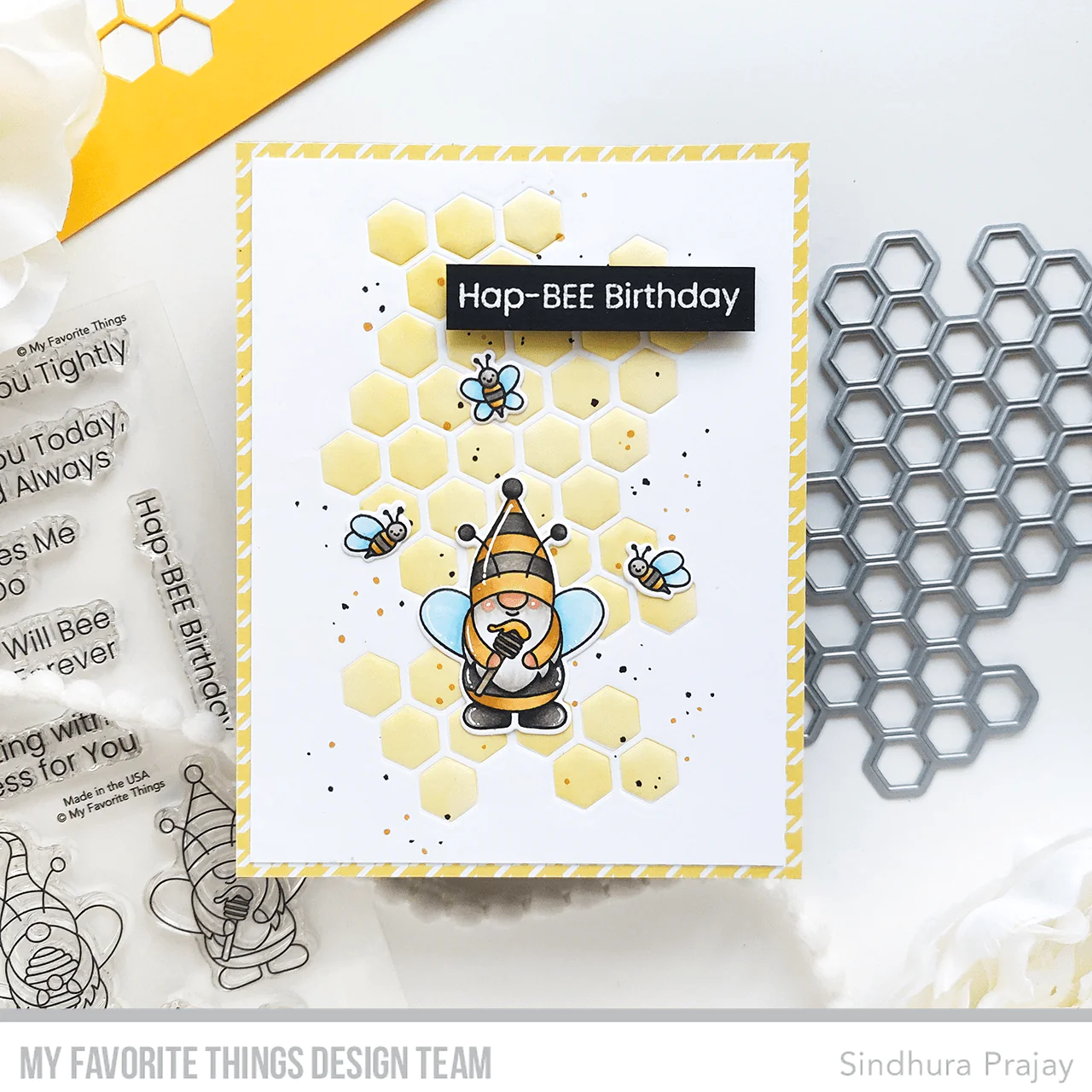 Bild 4 von My Favorite Things - Clear Stamps Buzzing with Happiness - Gnome Biene