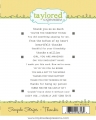 Taylored Expressions Stempelgummi - Simple Strips-Thanks