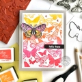 Bild 2 von Hero Arts Cling Stamp - Fluttering Butterflies Bold Prints - Schmetterling