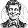 StempelBar Stempelgummi Portrait eines Mannes