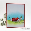 Bild 2 von Whimsy Stamps Clear Stamps - Blitzened